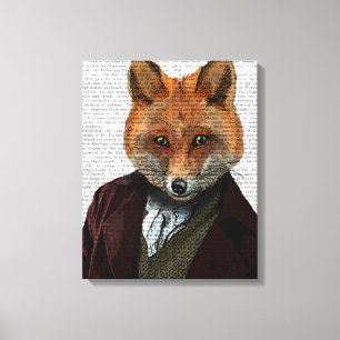 Toile Portrait de Fox