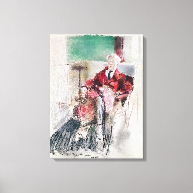 Toile Portrait de George Moore c.1920 (Recto)