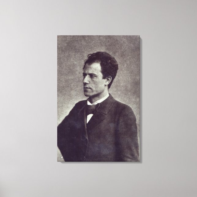 Toile Portrait de Gustav Mahler, 1897 (Recto)