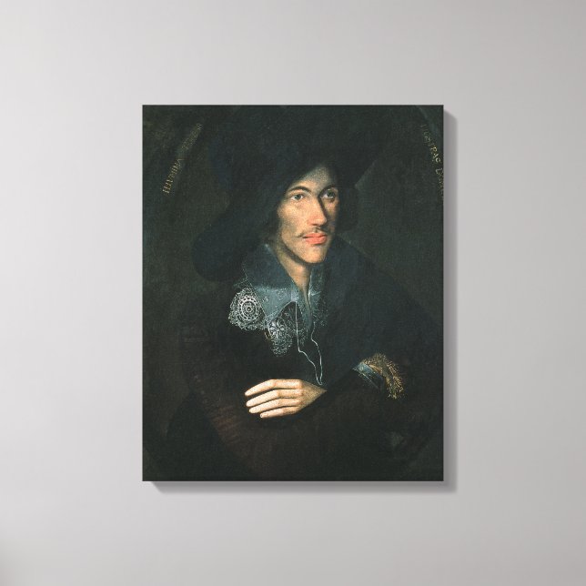 Toile Portrait de John Donne, c.1595 (Recto)