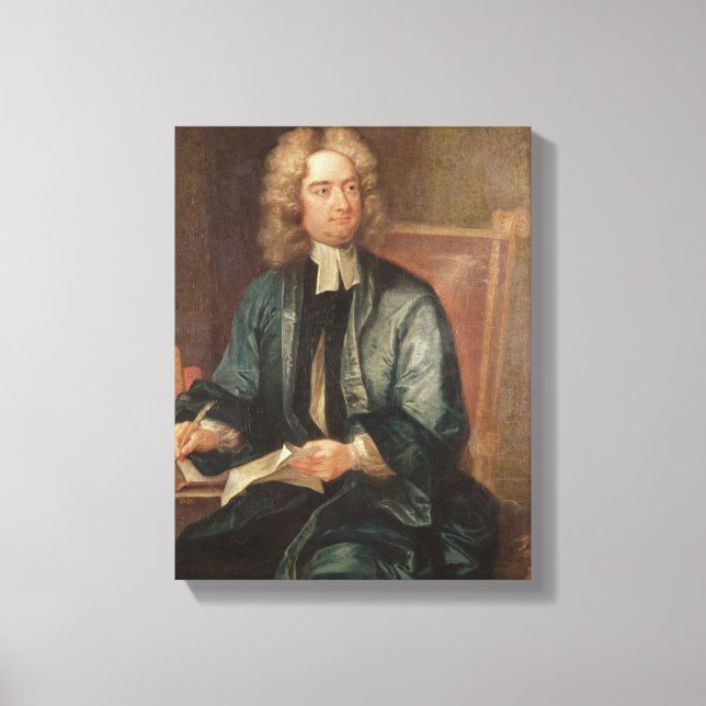 Toile Portrait de Jonathan Swift c.1718 (Recto)