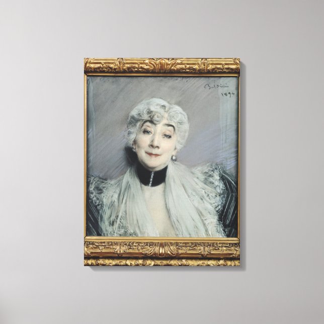 Toile Portrait de la comtesse de Martel de Janville (Recto)