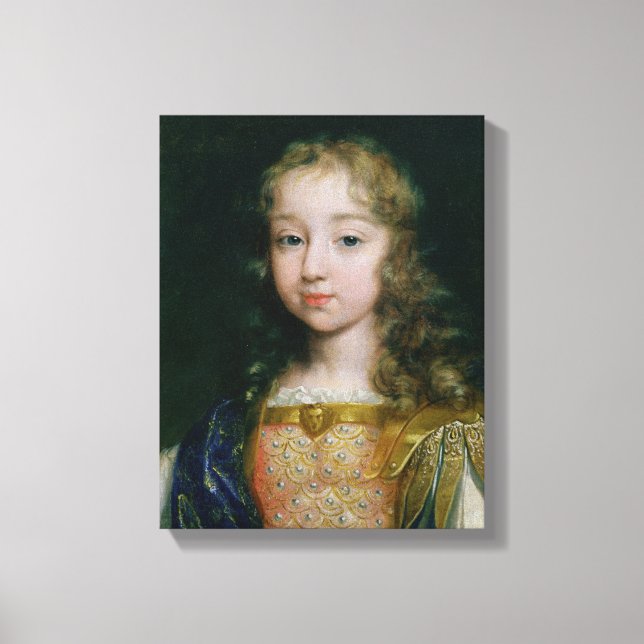 Toile Portrait de Louis XIV enfant (Recto)