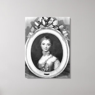 Toile Portrait de Louise Honorine Crozat du Chatel