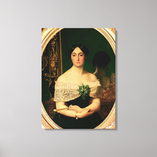 Toile Portrait de Marianne Elisa Birch (Recto)