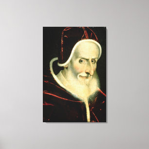 Toile Portrait de pape Pius V   1576-80