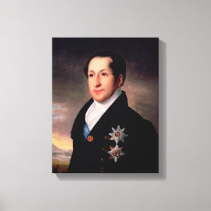 Toile Portrait de prince Sergej Golitsyn, après 1828