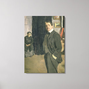 Toile Portrait de Sergei Pavlovich Diaghilev