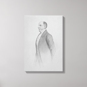 Toile Portrait de sir James R. G. Graham