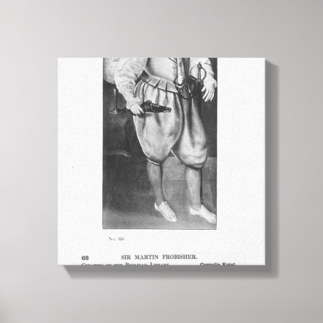 Toile Portrait de Sir Martin Frobisher (Recto)