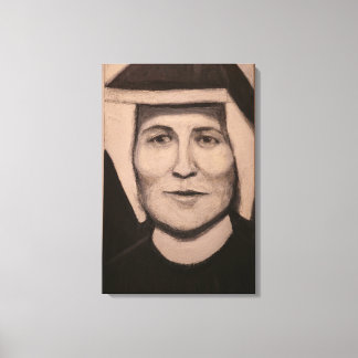 Toile Portrait de Ste Faustine Kowalska