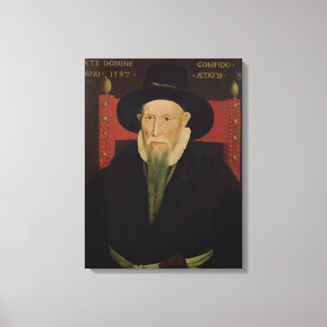 Toile Portrait de Theodore de Beze (Recto)