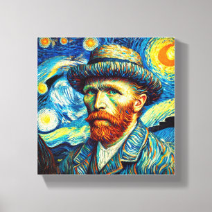 Toile Portrait de Vincent van Gogh