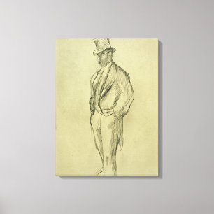 Toile Portrait d'Edgar Degas   de Ludovic Halevy