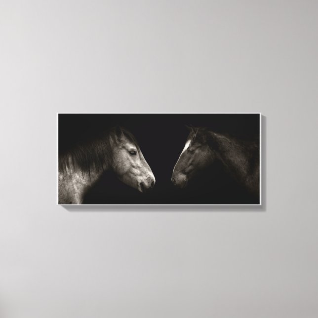Toile Portrait des chevaux (Recto)