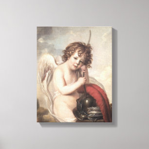 Toile Portrait d'Oswald principal Fawcett comme cupidon