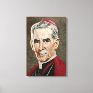 Toile Portrait du Bienheureux Fulton J. Sheen