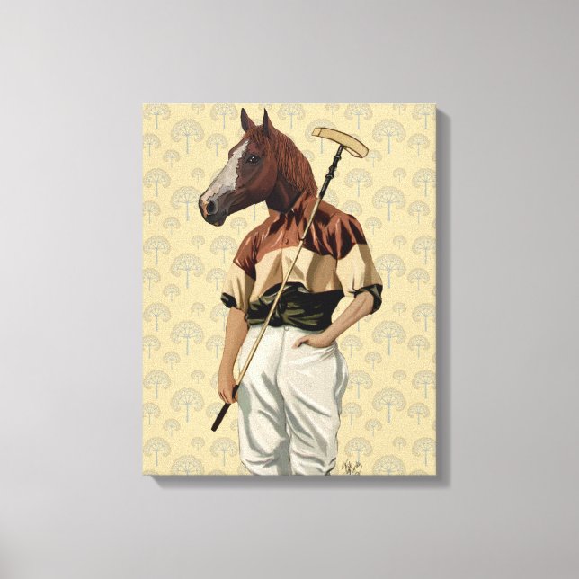 Toile Portrait du cheval Polo (Recto)