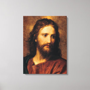 Toile Portrait du Christ par Heinrich Hofmann