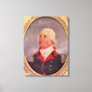 Toile Portrait du Général principal Charles C. Pinckne