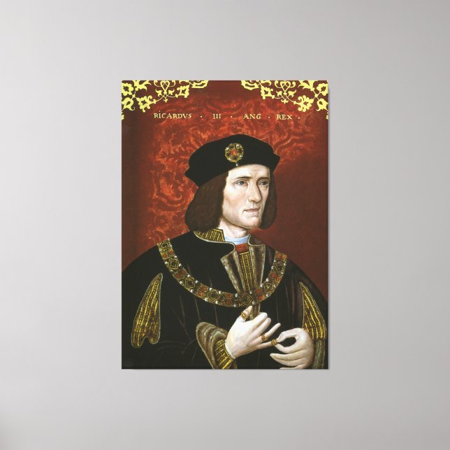 Toile Portrait du roi d'Angleterre Richard III (Recto)