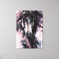 Portrait d'un cheval abstrait