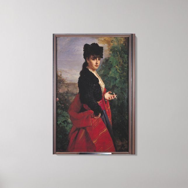 Toile Portrait d'une femme espagnole (Recto)