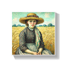 Portrait d'une femme paysanne par Vincent van Gogh