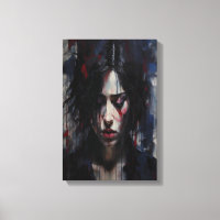 Portrait émotionnel Abstrait Art contemporain
