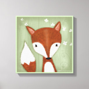 Toile Portrait Fox