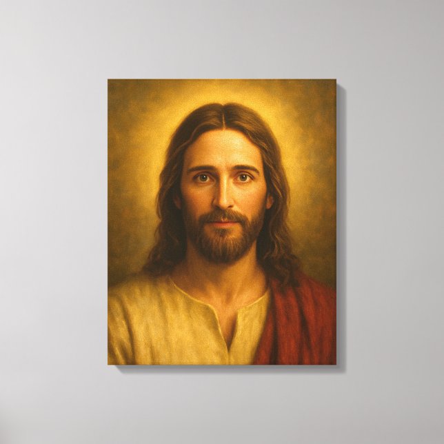 Toile Portrait Jésus Christ #1™ LDS Peinture murale (Recto)