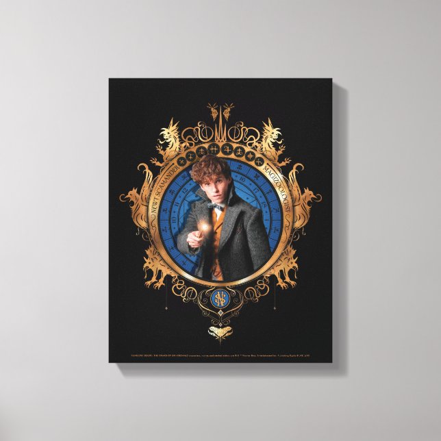Toile Portrait NEWT SCAMANDER™ (Recto)