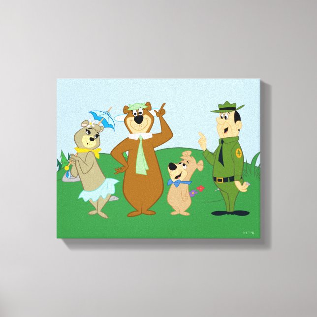 Toile Pose classique Yogi Bear and Friends (Recto)