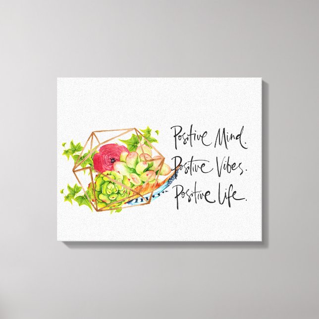 Toile Positivité et succès (Recto)