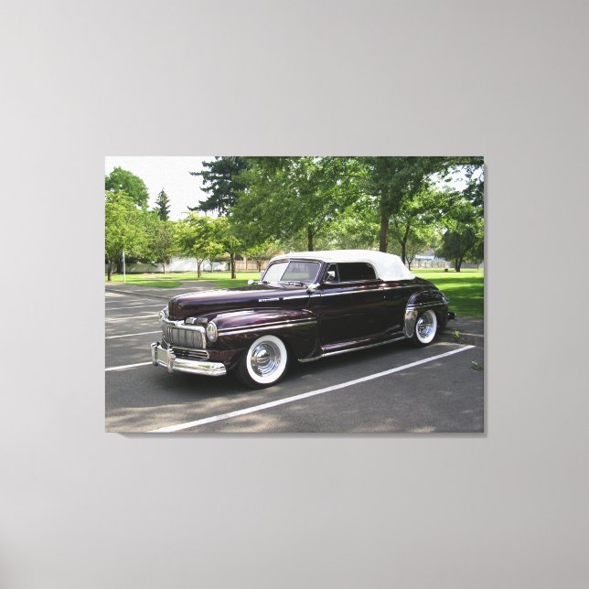 Toile Poster convertible au mercure 1947 (Recto)