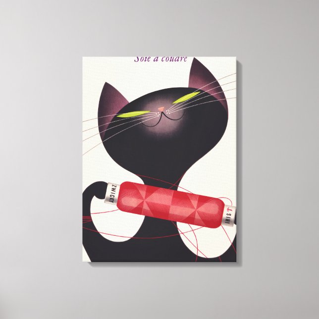Toile Poster de chat Zwicky par Donald Brun (Recto)