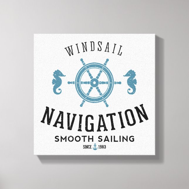 Toile Poster de navigation de voile (Recto)