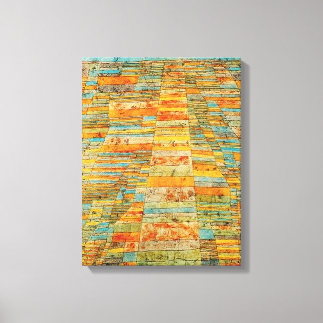 Toile Poster de Paul Klee Highways and Byways (Recto)