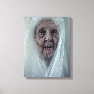 Toile Poster d'halloween éffrayant pour mamie