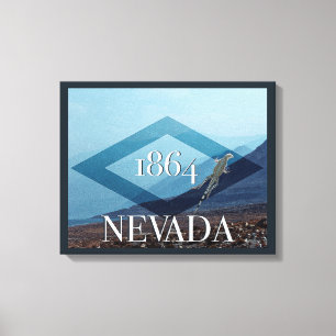 Toile Poster du paysage du Nevada