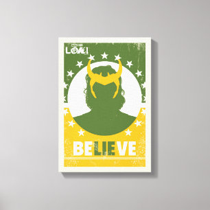 Toile Poster du Président Loki "Believe"