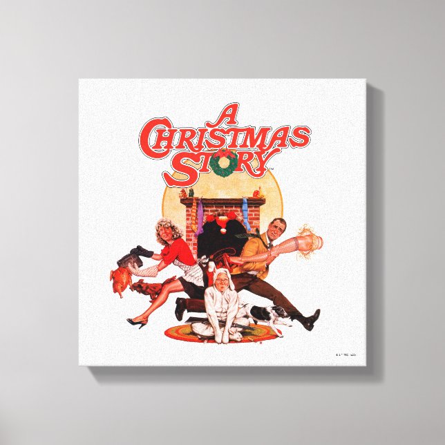 Toile Poster d'une histoire de Noël (Recto)