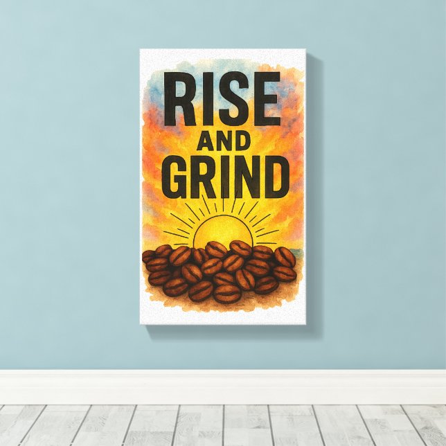 Toile Poster d'une salle de lever et de grind (Insitu (Plancher de Bois))