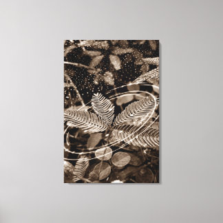 Toile Poster Folhas - Green