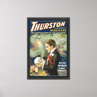 Poster Magique vintage, Thurston, Le Grand Magicie