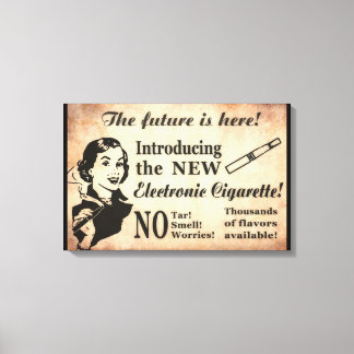 Toile Poster Vaping Style vintage