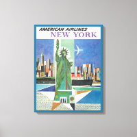 Poster Vintage voyage pour American Airlines
