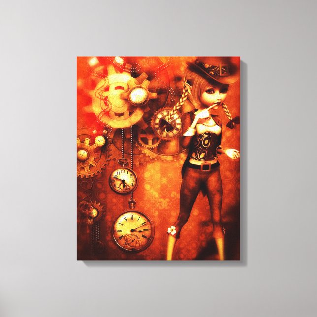 Toile Poupée Steampunk (Recto)