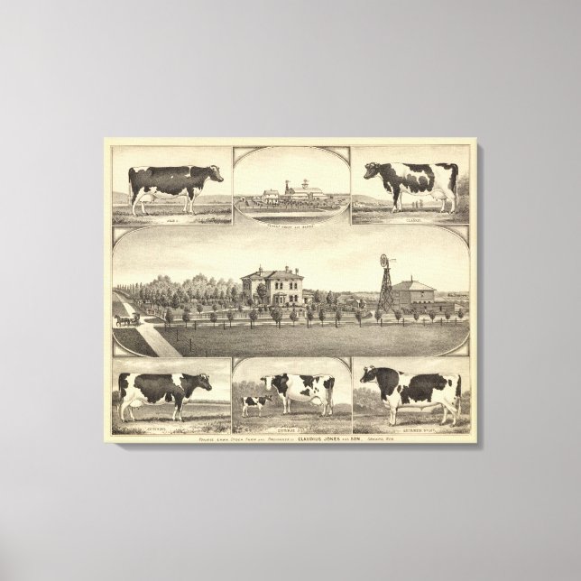 Toile Prairie Lawn Farm (Nebraska) (Recto)