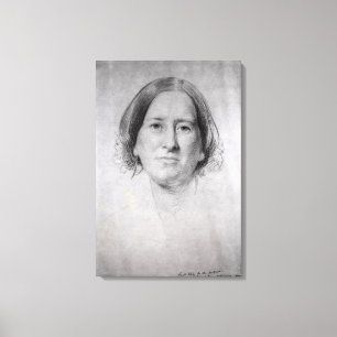 Toile Première étude pour le portrait de George Eliot